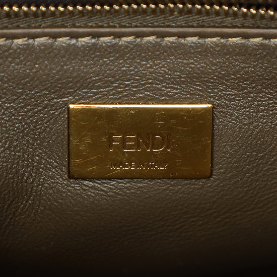 Fendi Multicolor FF Glazed With Inlay Peekaboo Mini Bag-Fendi-THE CLOSET