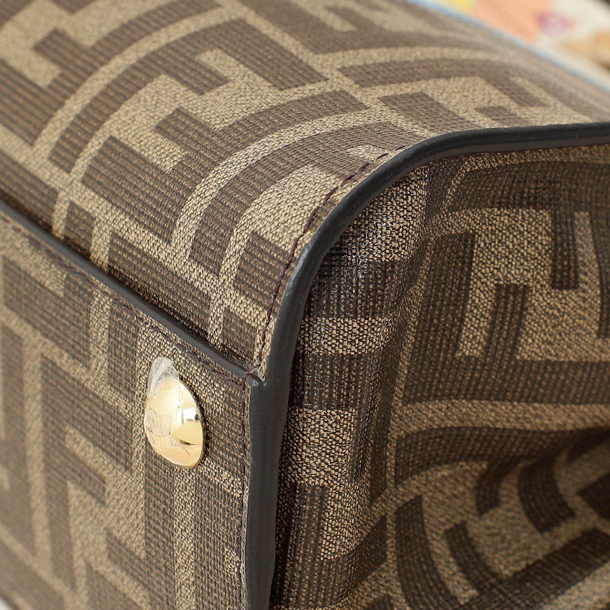 Fendi Multicolor FF Glazed With Inlay Peekaboo Mini Bag-Fendi-THE CLOSET