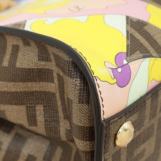 Fendi Multicolor FF Glazed With Inlay Peekaboo Mini Bag-Fendi-THE CLOSET