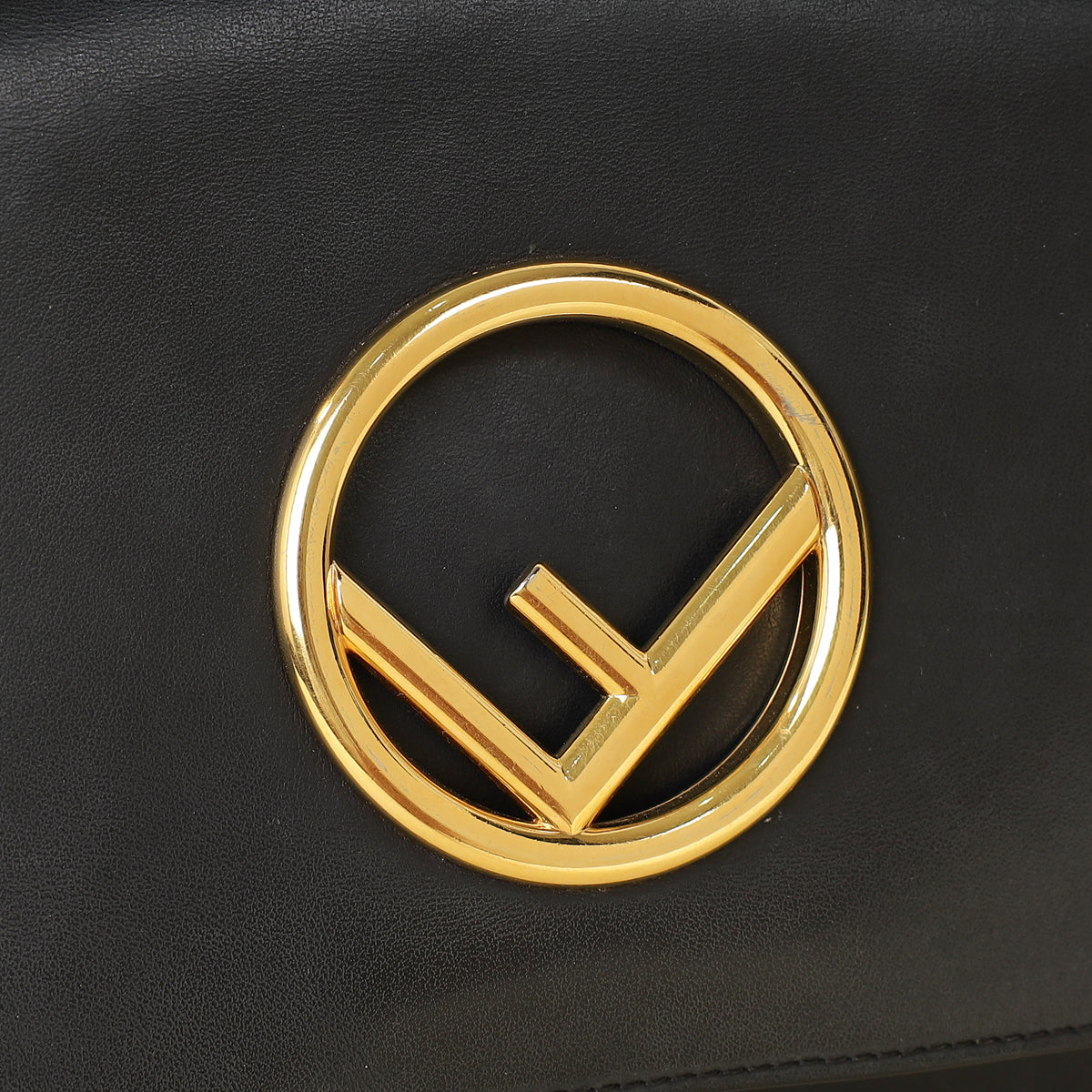 Fendi Black Kan I Small Shoulder Bag