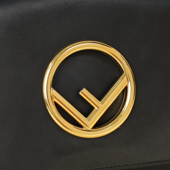 Fendi Black Kan I Small Shoulder Bag