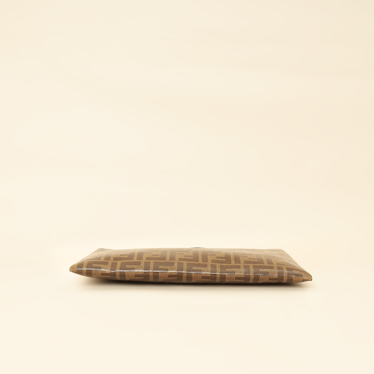 Fendi Tobacco FF Flat Baguette Medium Pouch-Fendi-THE CLOSET