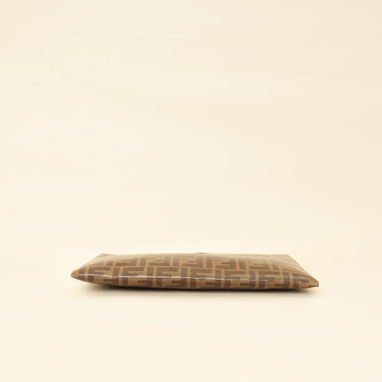 Fendi Tobacco FF Flat Baguette Medium Pouch-Fendi-THE CLOSET