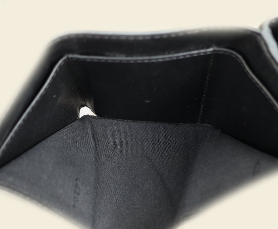 Fendi Black FF Embossed Compact Wallet