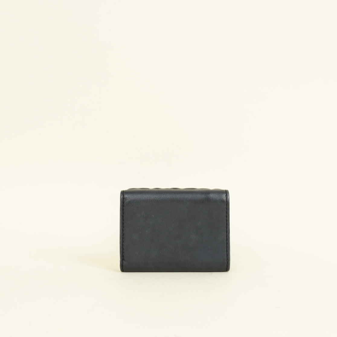 Fendi Black FF Embossed Compact Wallet