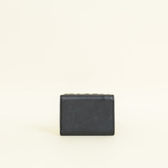 Fendi Black FF Embossed Compact Wallet