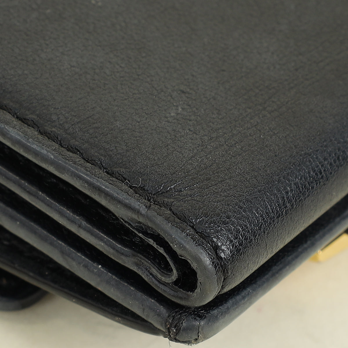 Fendi Black FF Embossed Compact Wallet