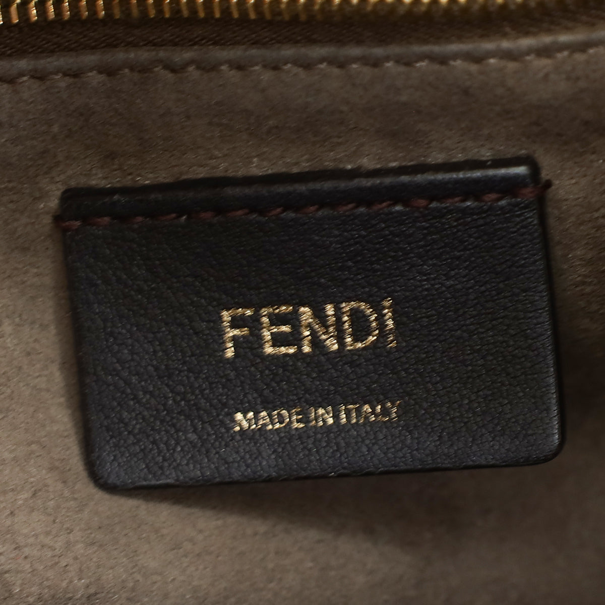 Fendi Brown Zucca Runaway Shopper Tote Small Bag