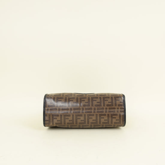 Fendi Brown Zucca Runaway Shopper Tote Small Bag