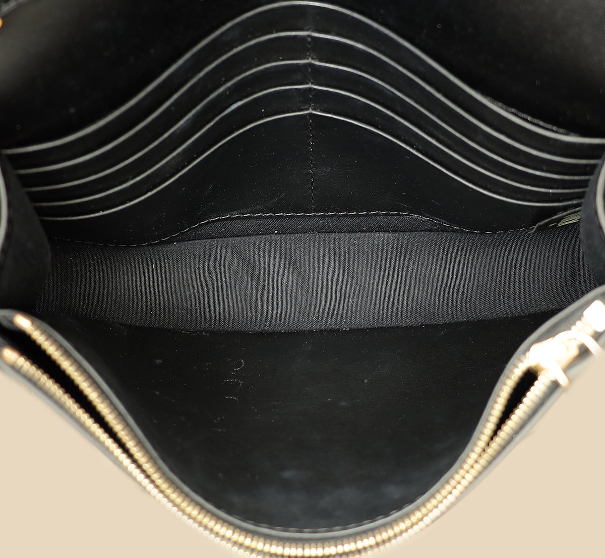 Fendi Black Medium Envelope Wallet on Chain-Fendi-THE CLOSET