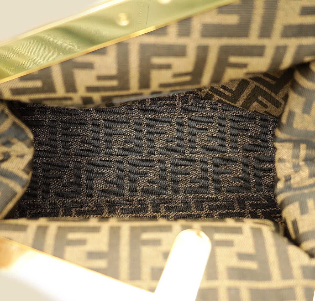 Fendi Tricolor x Versace Fendace Baroque Print "Fendi First" Medium Bag-Fendi-THE CLOSET