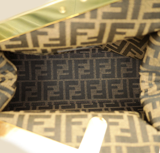 Fendi Tricolor x Versace Fendace Baroque Print "Fendi First" Medium Bag-Fendi-THE CLOSET