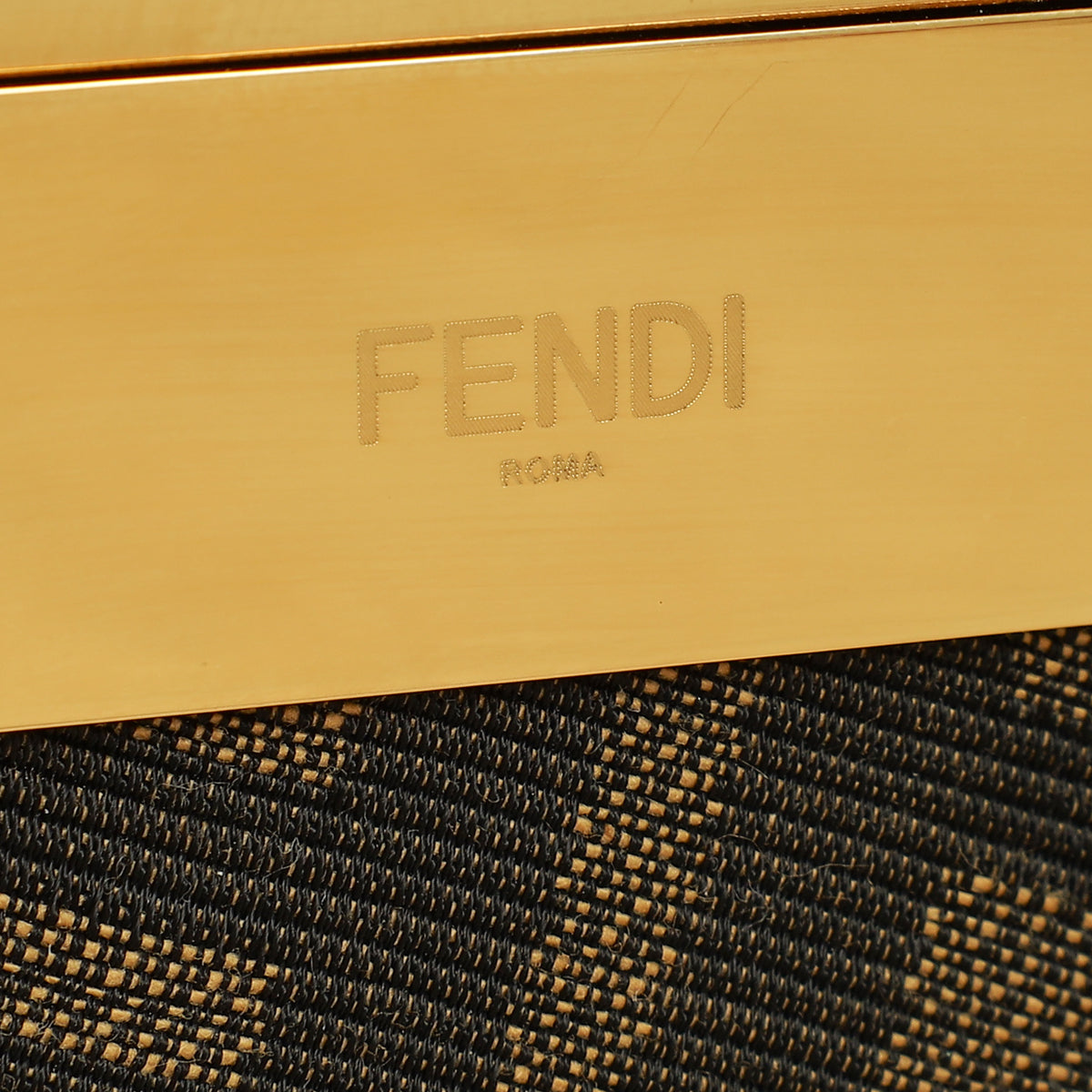 Fendi Tricolor x Versace Fendace Baroque Print "Fendi First" Medium Bag-Fendi-THE CLOSET