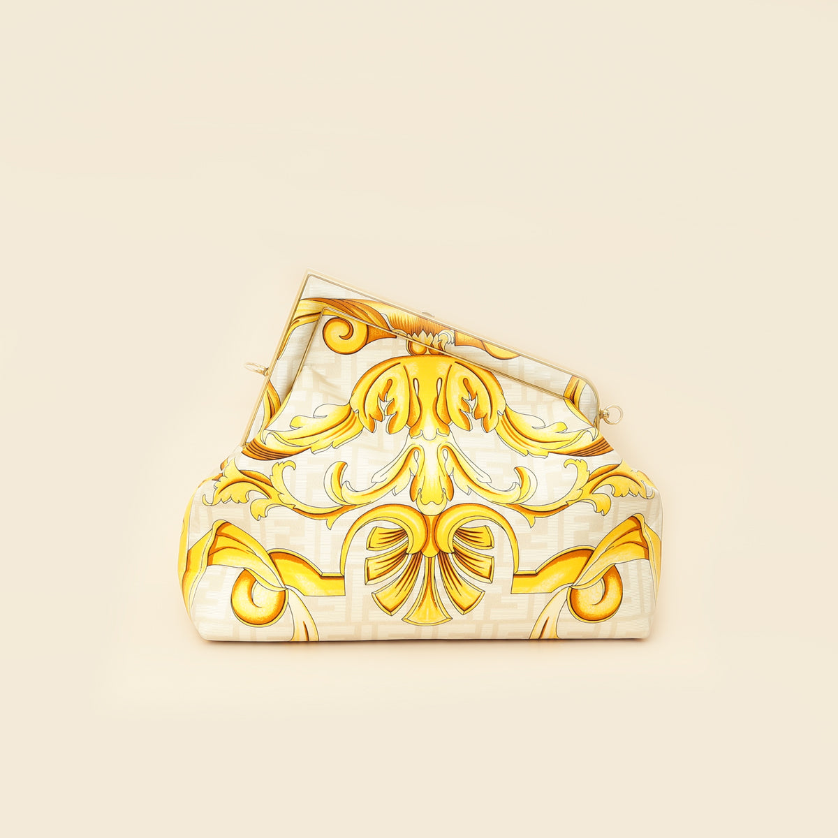 Fendi Tricolor x Versace Fendace Baroque Print "Fendi First" Medium Bag-Fendi-THE CLOSET