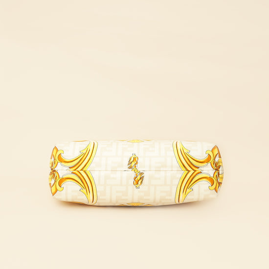 Fendi Tricolor x Versace Fendace Baroque Print "Fendi First" Medium Bag-Fendi-THE CLOSET