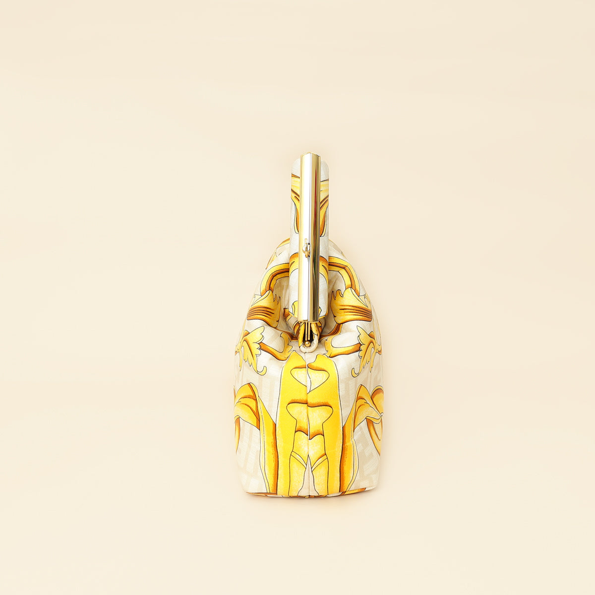 Fendi Tricolor x Versace Fendace Baroque Print "Fendi First" Medium Bag-Fendi-THE CLOSET