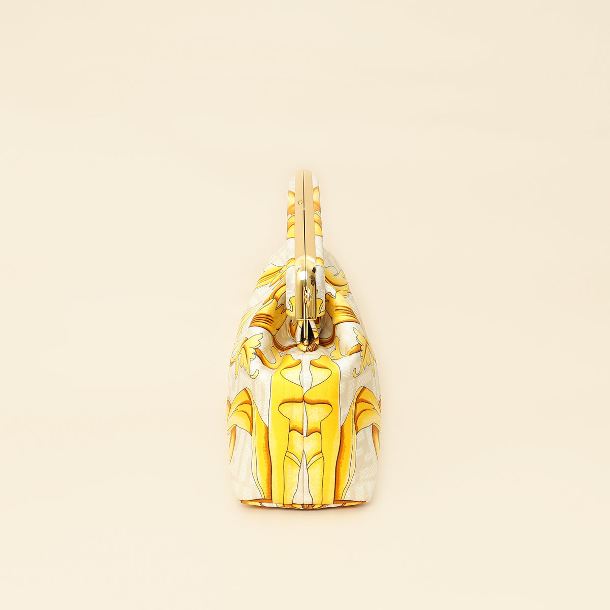 Fendi Tricolor x Versace Fendace Baroque Print "Fendi First" Medium Bag-Fendi-THE CLOSET