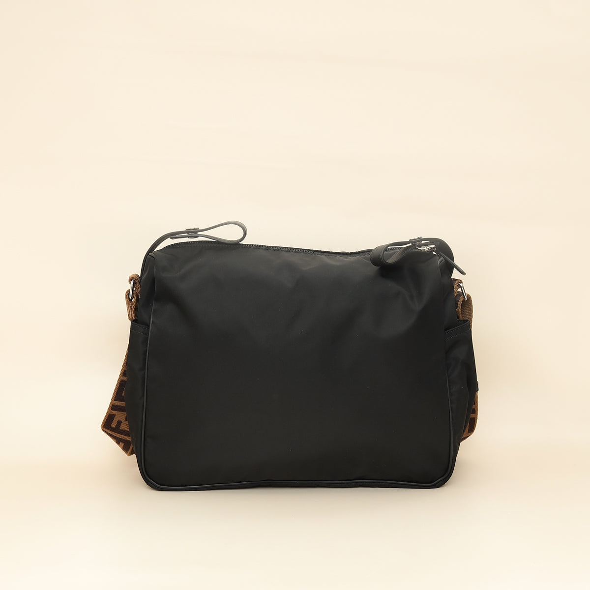 Fendi Black Logo Changing Bag-Fendi-THE CLOSET