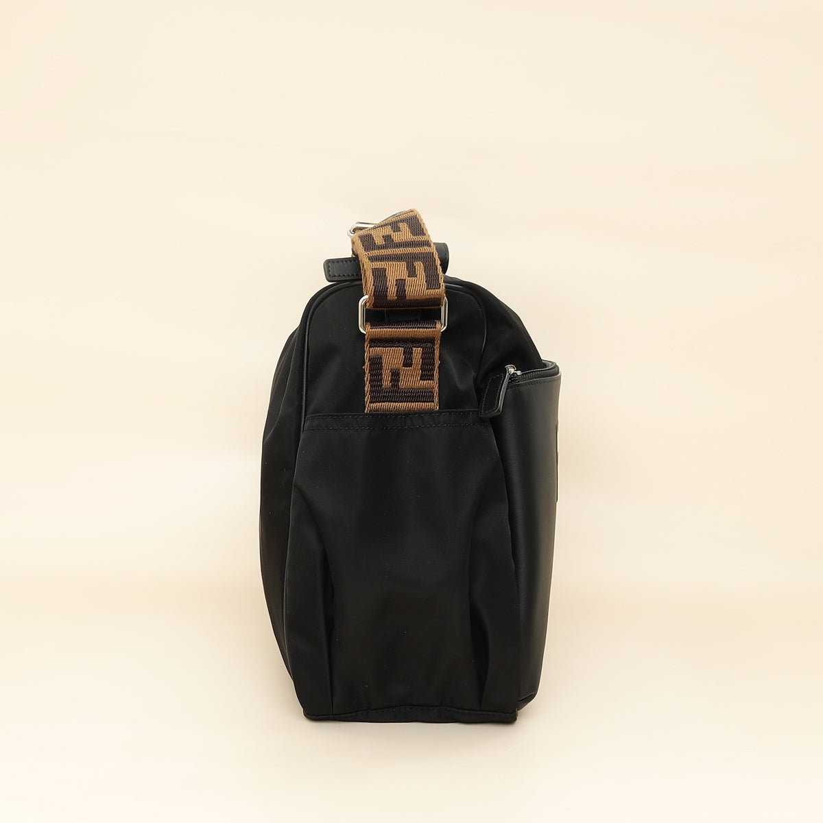 Fendi Black Logo Changing Bag-Fendi-THE CLOSET