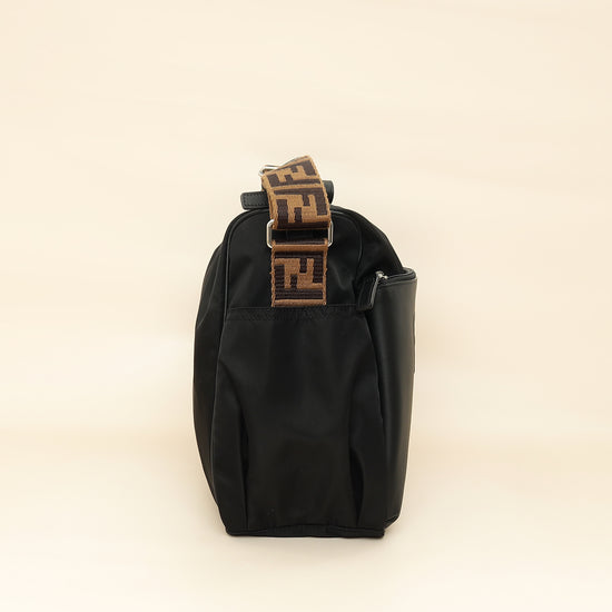 Fendi Black Logo Changing Bag-Fendi-THE CLOSET