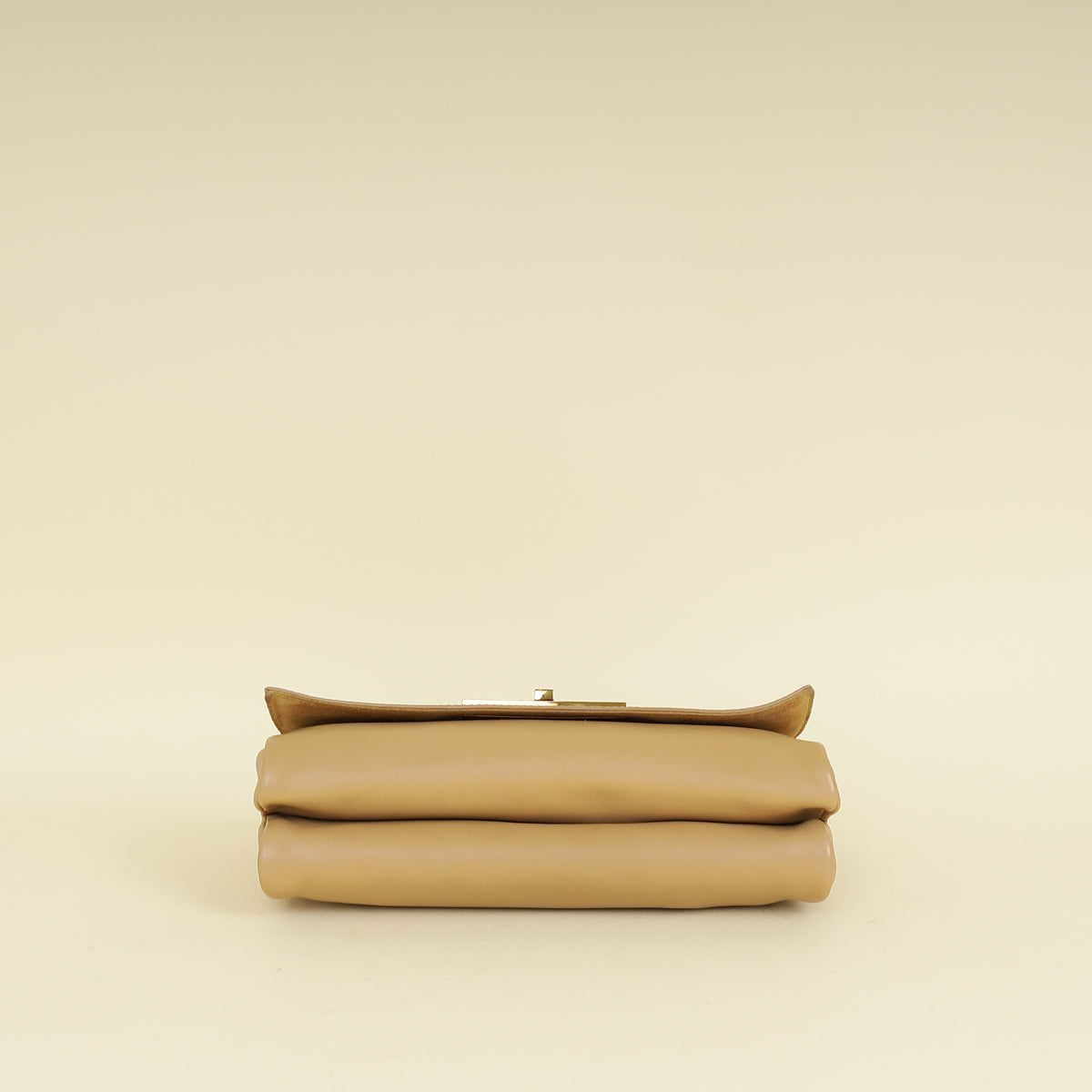 Fendi Beige Pequin Small Shoulder Bag