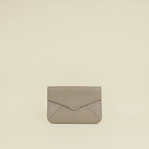 Fendi Khaki 2Jours Envelope Clutch Bag