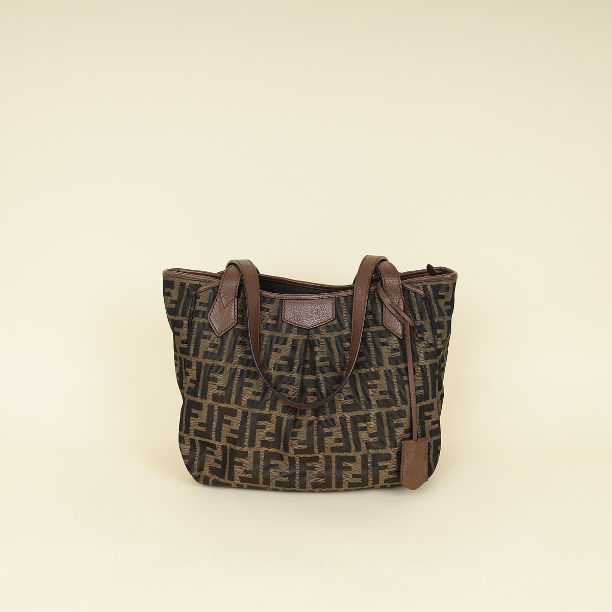 Fendi Tobacco Zucca Grand Shopping Bag-Fendi-THE CLOSET