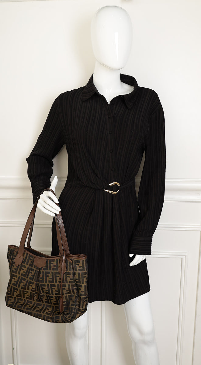 Fendi Tobacco Zucca Grand Shopping Bag-Fendi-THE CLOSET