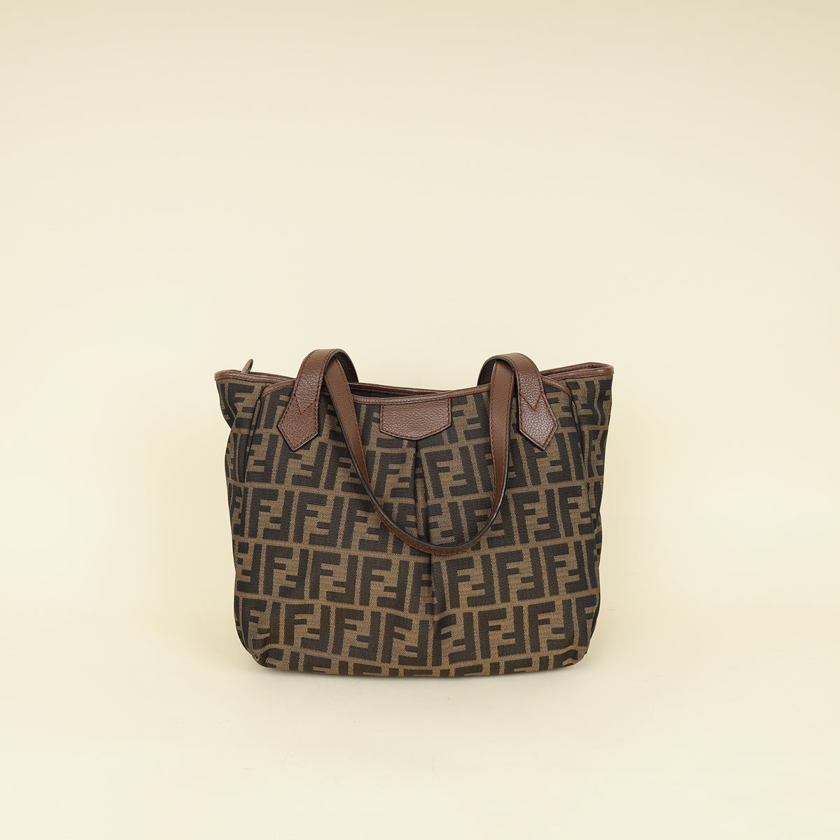Fendi Tobacco Zucca Grand Shopping Bag-Fendi-THE CLOSET