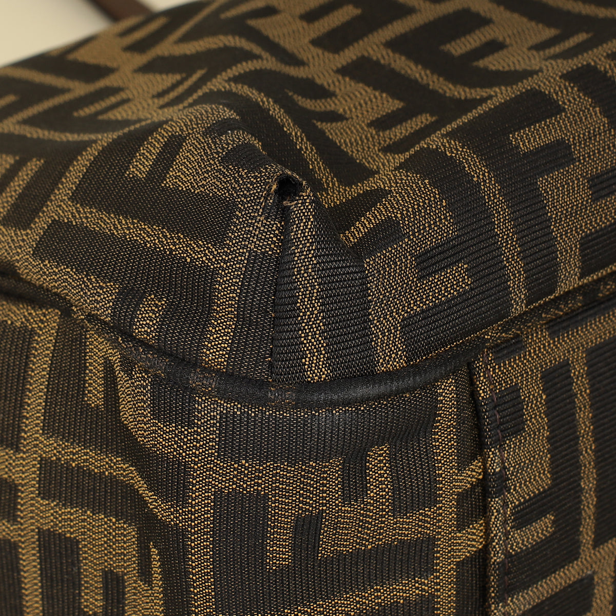 Fendi Tobacco Zucca Grand Shopping Bag-Fendi-THE CLOSET