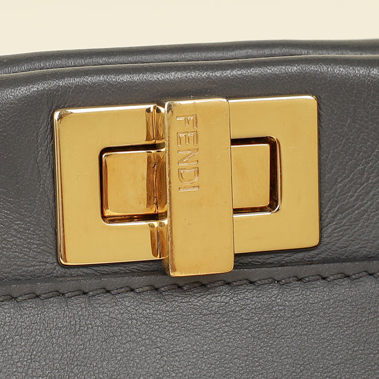 Fendi Grey Peekaboo Mini Bag-Fendi-THE CLOSET