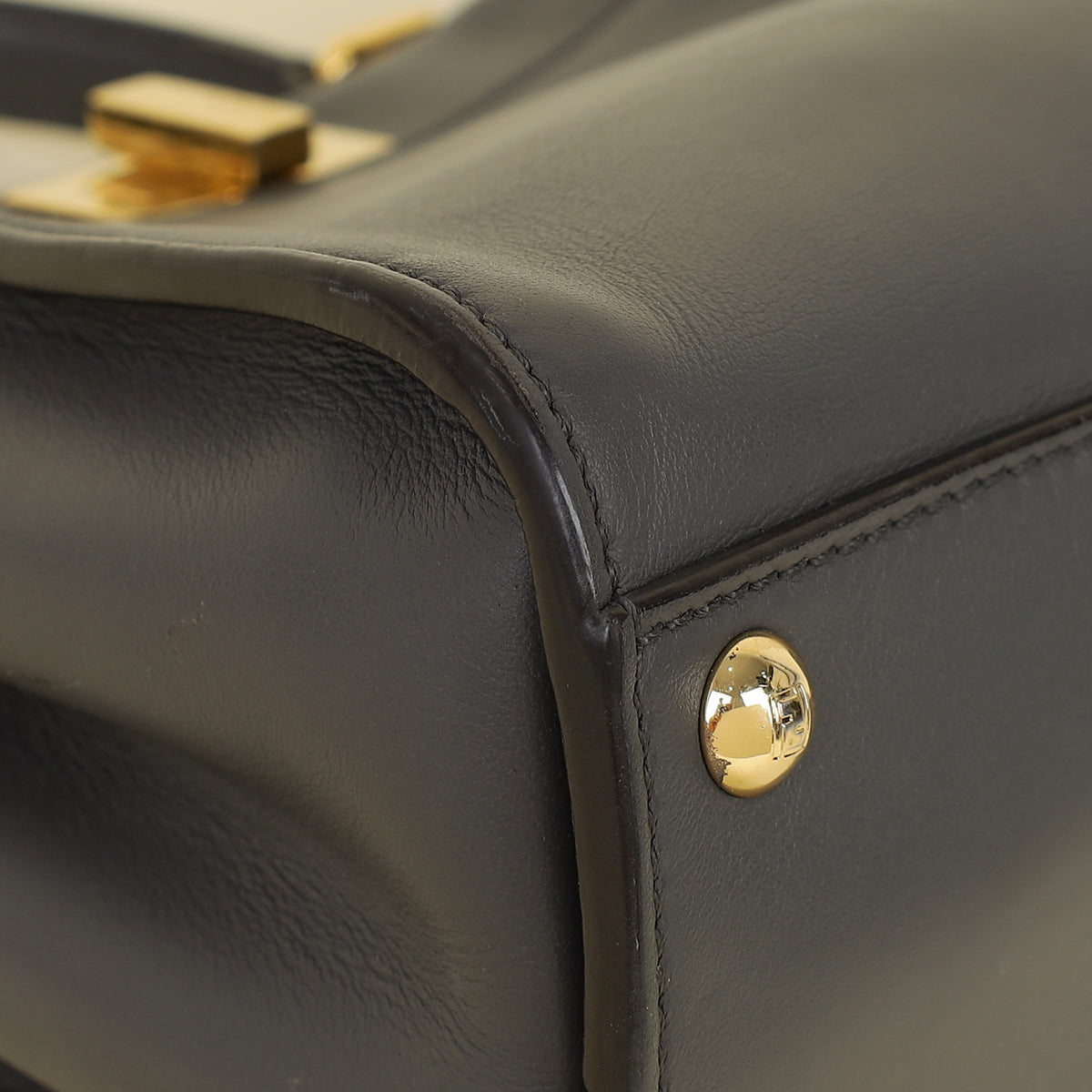 Fendi Grey Peekaboo Mini Bag-Fendi-THE CLOSET