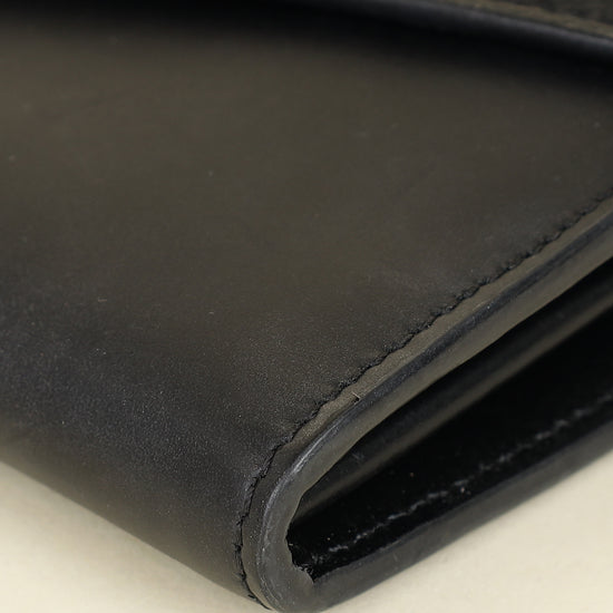 Fendi Black FF Diamonds Continental With Chain-Fendi-THE CLOSET