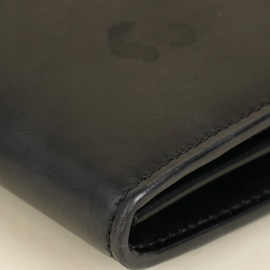 Fendi Black FF Diamonds Continental With Chain-Fendi-THE CLOSET