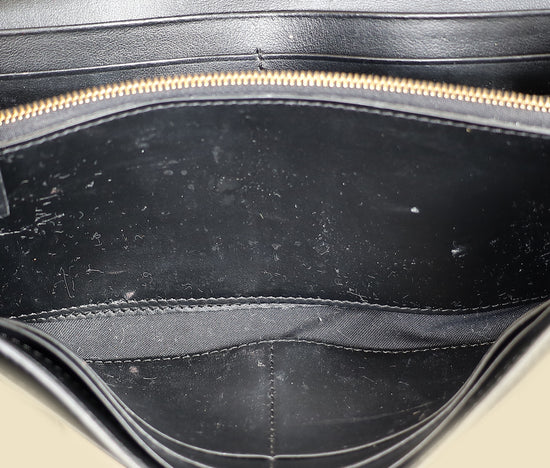 Fendi Black FF Diamonds Continental With Chain-Fendi-THE CLOSET