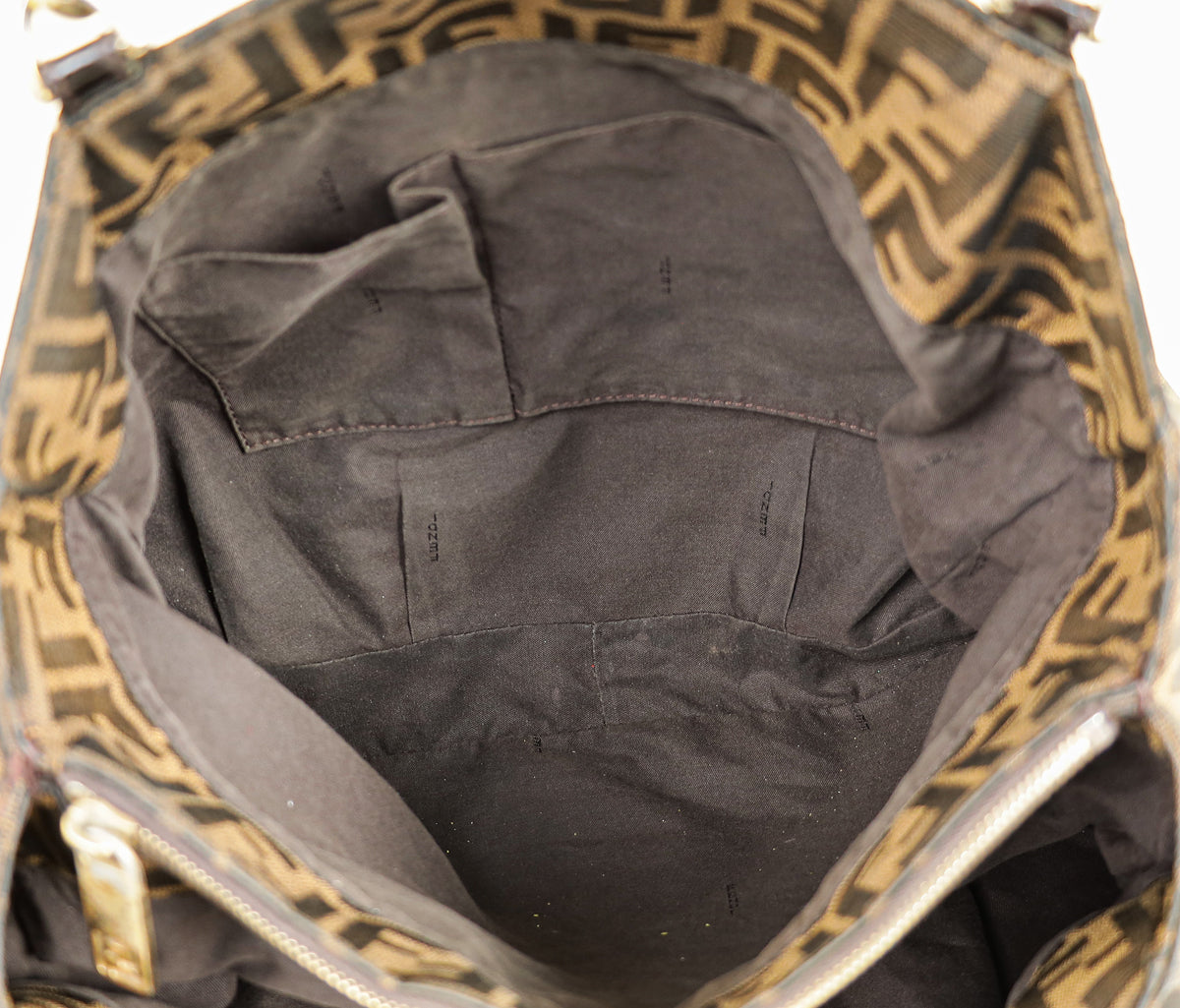 Fendi Tobacco Zucca Large Mia Tote Bag