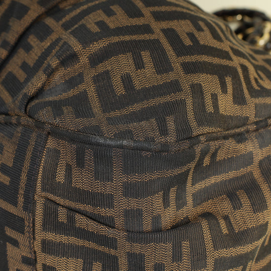 Fendi Tobacco Zucca Large Mia Tote Bag