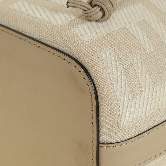 Fendi Dove Grey Mon Tresor Mini Bucket Bag