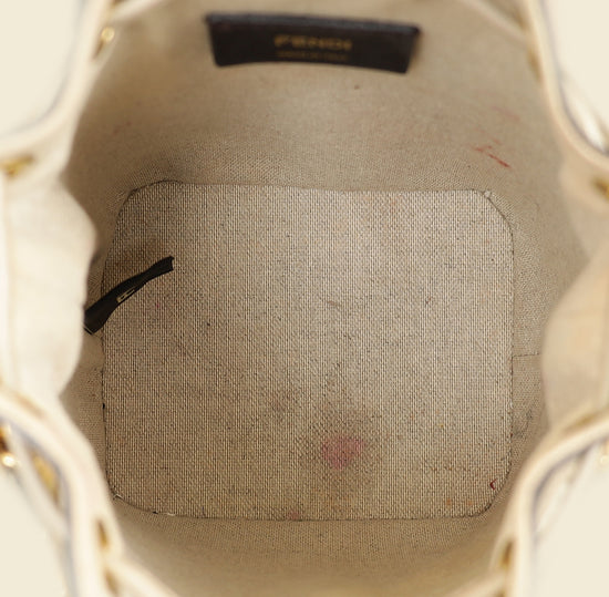 Fendi Dove Grey Mon Tresor Mini Bucket Bag