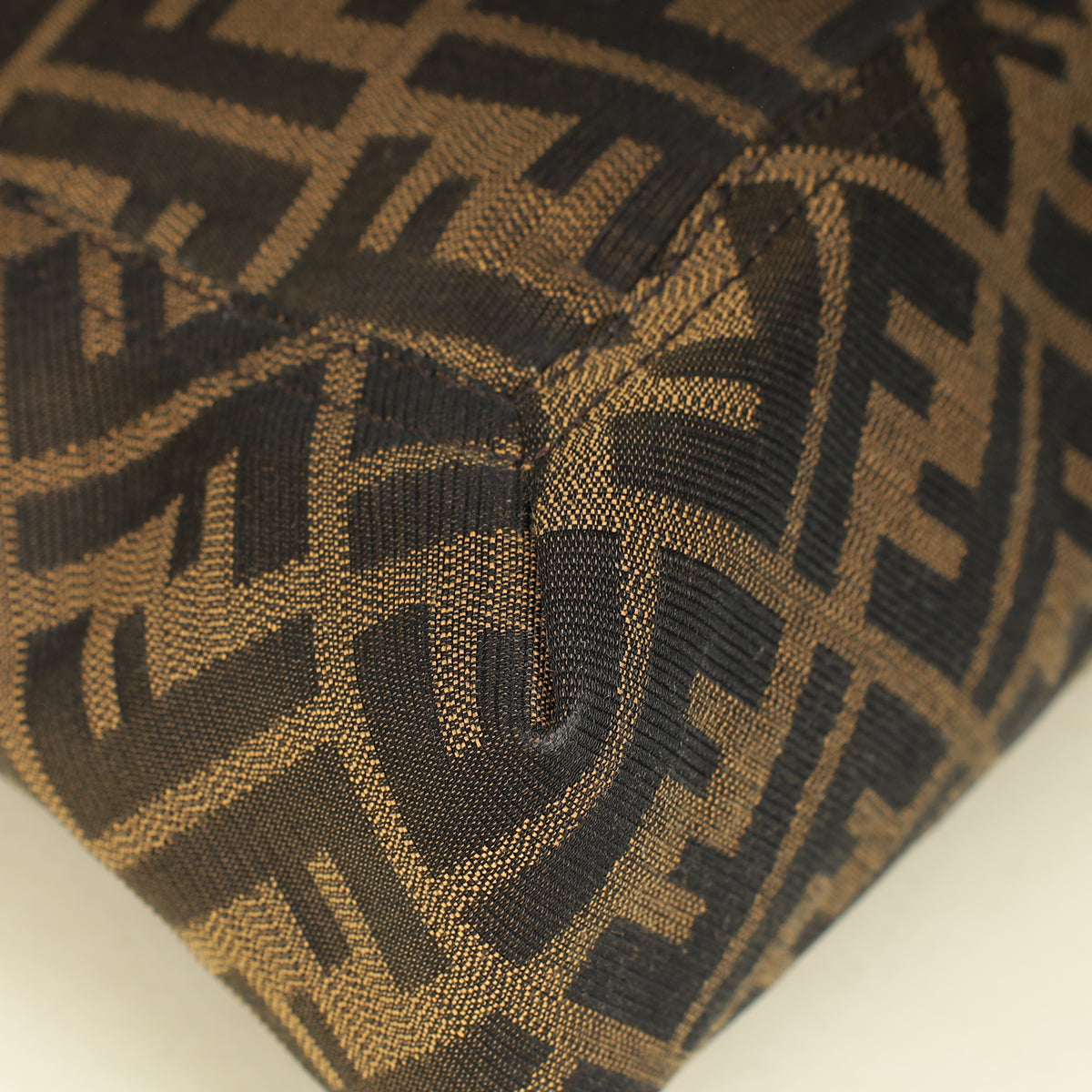 Fendi Tobacco Zucca Maxi Baguette Flap Bag