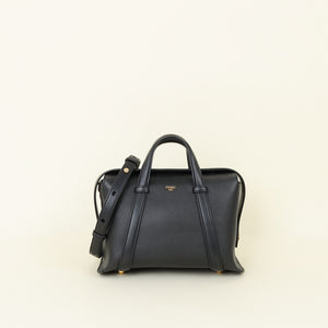 Fendi Black Medium 365 Boston Bag
