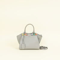 Fendi Grey 3 Jours Studded Petite Bag