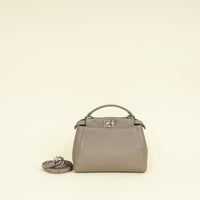 Fendi Grey Peekaboo Mini Bag