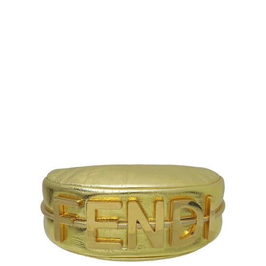 Fendi Gold Fendigraphy Small Bag