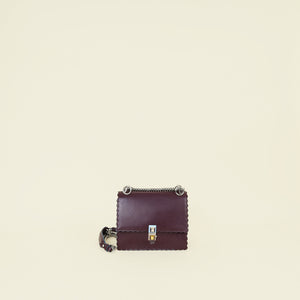 Fendi Dark Violet Small Kan I Bag