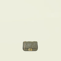Fendi Khaki Green Nano Baguette Bag Charm