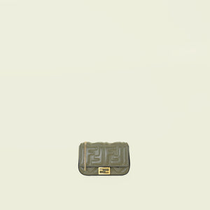 Fendi Khaki Green Nano Baguette Bag Charm