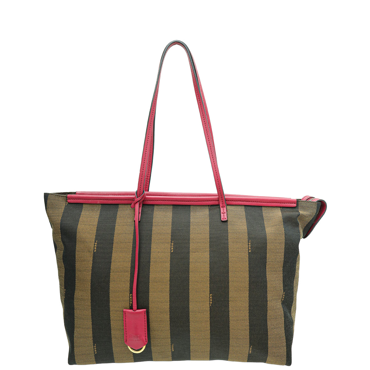 Fendi Bicolor Pequin Roll Tote Bag-Fendi-THE CLOSET