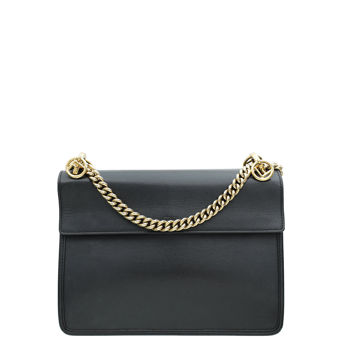 Fendi Black Kan I Shoulder Bag