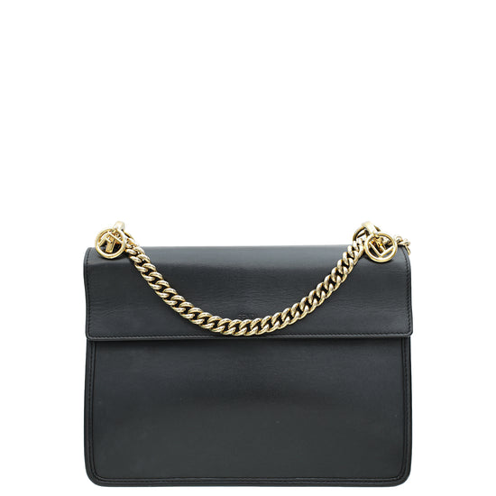 Fendi Black Kan I Shoulder Bag